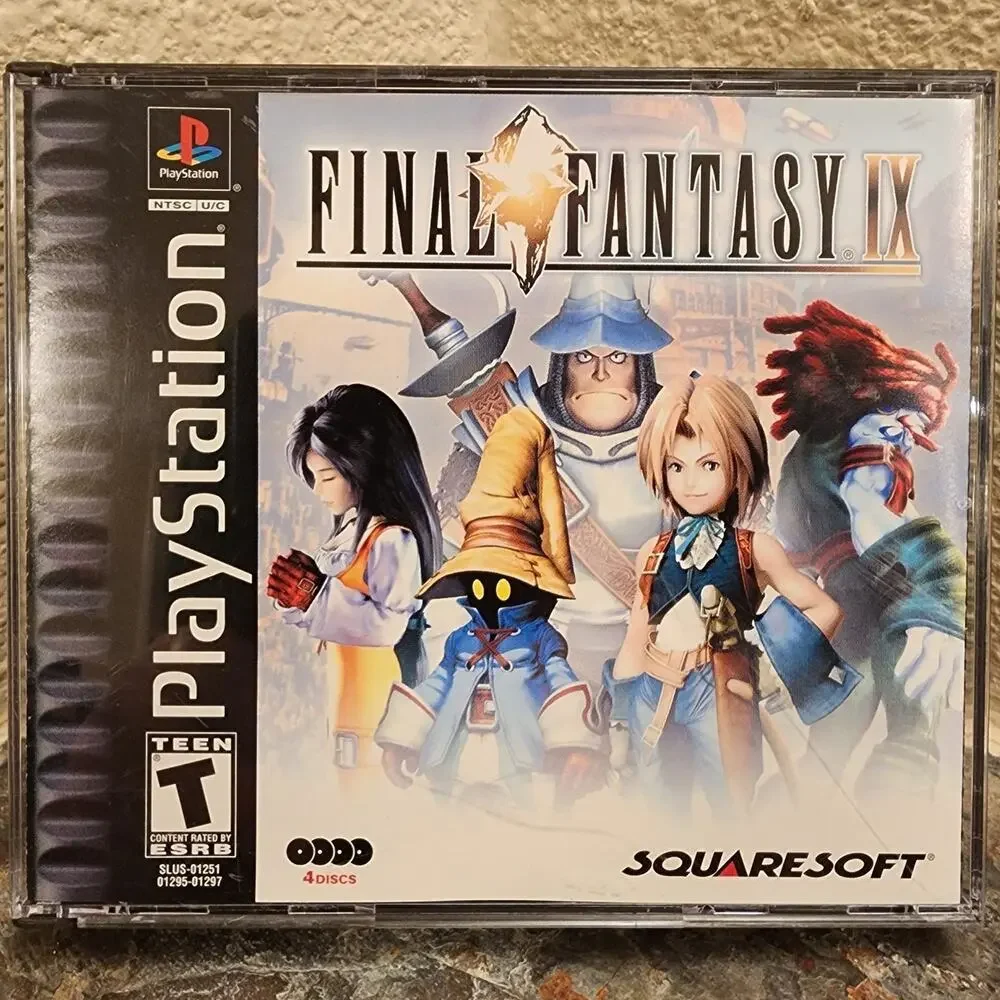 Game - Final Fantasy IX - PS1 - PlayStation - Square - Squaresoft